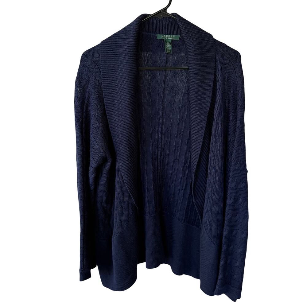 Lauren Ralph Lauren size XL Cotton Viscose Cable Knit Sweater